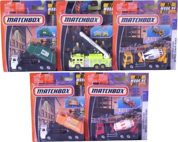 Mattel Matchbox kjøretøyer for veibruk