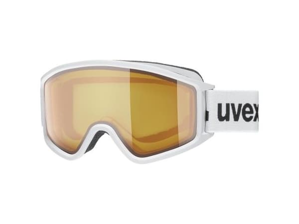 Uvex 5513351030, Doble linser, Hvit, Unisex, Sylindrisk (flat) linse, Hvit, Oransje