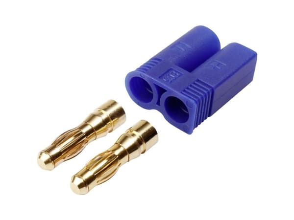Reely 1373225 batteriplugg EC5 gullbelagt 1 stk (1373225)