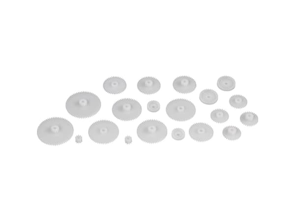 Reely Plastic Cylindrisk tandhjul Modul-type: 0.5 Antal tænder: 20, 30, 40, 50, 60 1 stk