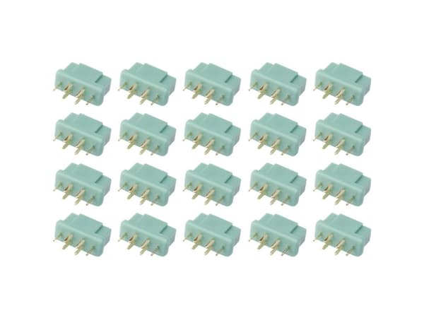 Reely RE-6799050 Batteribøsning MPX forgyldt 20 stk