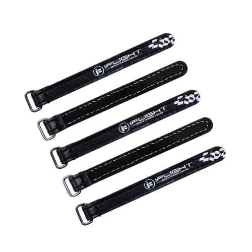 iFlight Batterirem PU 10x130mm (5stk) Sort