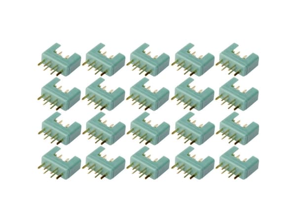 Reely RE-6799056 Batterikontakt MPX guldpläterad 20 st