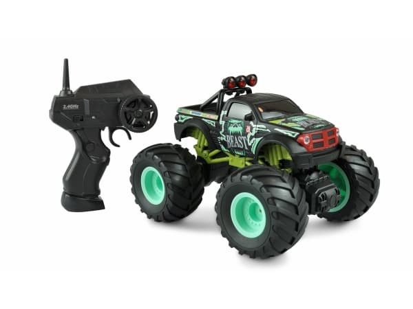Amewi grön borstad 1:18 RC-modellbil Elektronik Monster Truck Bakre motor (2WD) RtR 2,4 GHz