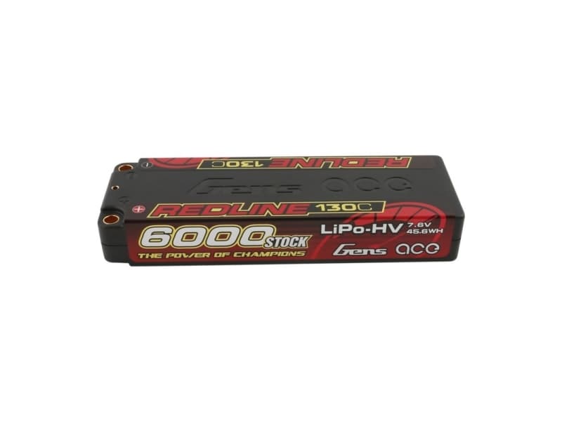 Gens ace B-RL-130C-6000-2S2P-HC-57-HV, Batteri, Svart, Röd