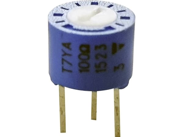 Vishay T7YA501MT20, Konform beleggstynner, Sort, Metall, Rett, Hankjønn, 250 V