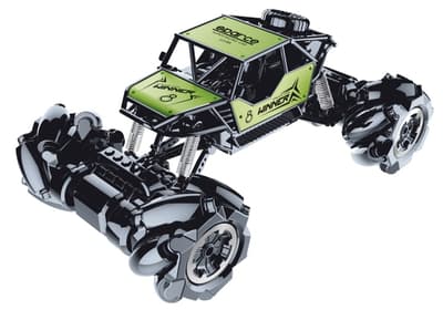 JJRC 2.4G 1:18 Alloy RC Drift bil, Grön