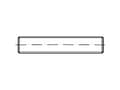 Miniatyrbilde 2 av 2: TOOLCRAFT TO-6863991 Gevindbolt M8 160 mm Rustfrit stål V4A A4 50 stk
