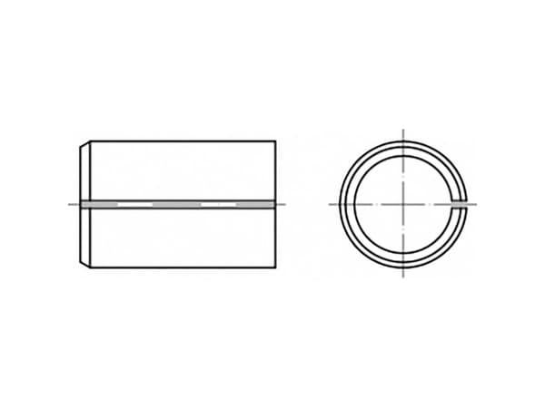 TOOLCRAFT TO-6866526 Jousiteräksestä valmistettu jousikorkki 1 kpl