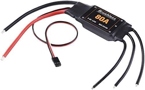 1 stk 80A hastighedsregulator med Ubec 5V/ 5A 2-6S LIPO til Quadcopter RC flyhelikopter - tilbehør til fjernstyret legetøj ESC
