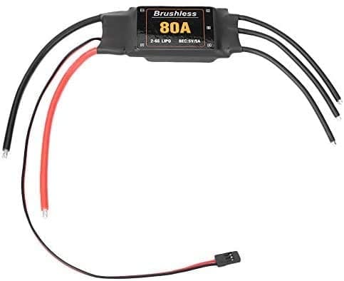 1 stk 80A hastighedsregulator med Ubec 5V/ 5A 2-6S LIPO til Quadcopter RC flyhelikopter - tilbehør til fjernstyret legetøj ESC