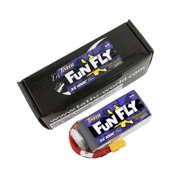 3s  1550mAh -100C - Gens Ace FunFly XT60