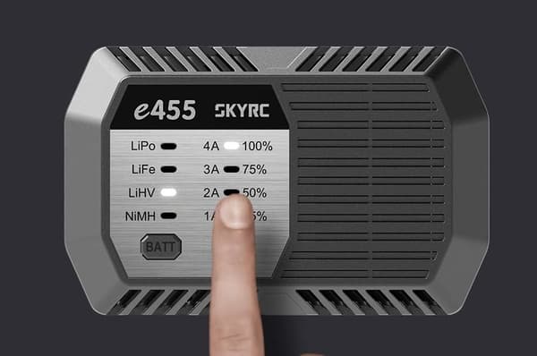 SkyRc E455 LiPo / Life / NiMh-laddare 2-4S 50W 220