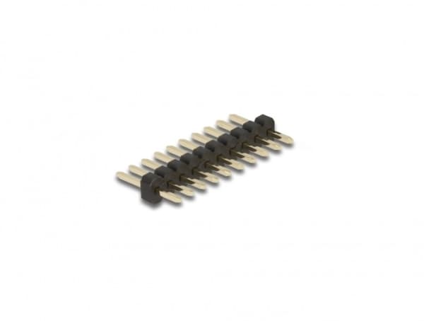 DeLOCK 66686, Pinniliitin, Musta, Metallinen, Metalli, Muovi, 230 °C, Suora, 500 V