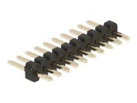 DeLOCK 66686, Pinniliitin, Musta, Metallinen, Metalli, Muovi, 230 °C, Suora, 500 V