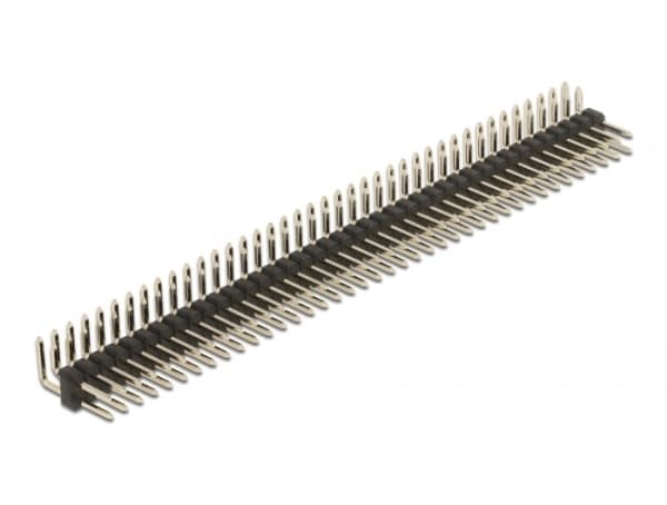 DeLOCK 66703, Pinniliitin, Musta, Metallinen, Metalli, Muovi, 230 °C, Kulmikas, 500 V