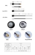 Miniatyrbillede 7 af 7: Diatone Ultras 5.8G antenne SMA LHCP - sort