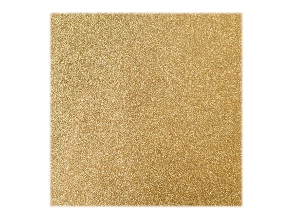 Cricut Iron-on Metallics Sampler - Hantverksmaterial - 30.5 x 30.5 cm - 6 ark - glitterguld, glittersilver