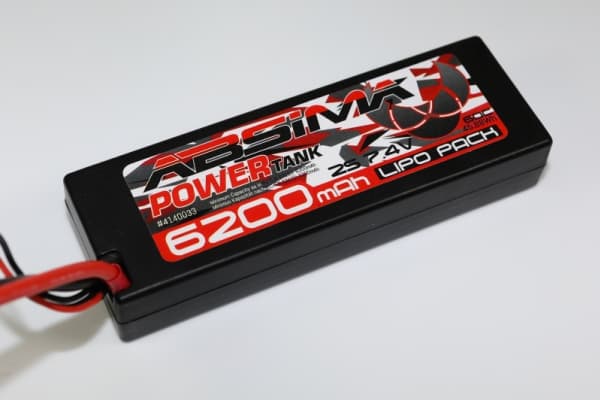 Absima 4140033, Batteri, Svart, Röd