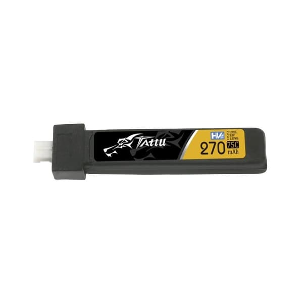 1s   270mAh - 75C - Gens Ace Tattu PH2.0 5-pakke