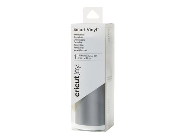 Cricut Joy Smart Vinyl - Hantverksmaterial - 13.9 x 121.9 cm - silver - icke-permanent - vinyl