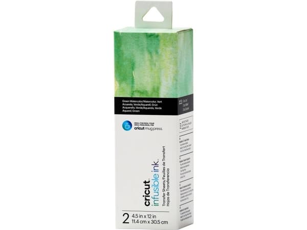Cricut Infusible Ink - Transfer paper - 114 x 305 mm - 2 ark - watercolor green