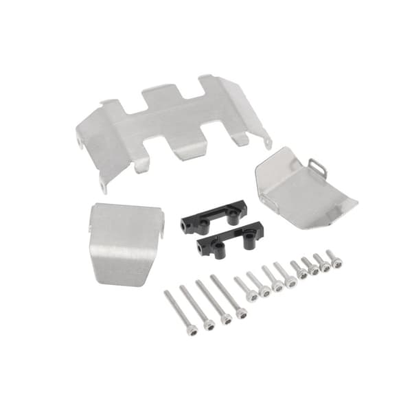HobbyDetails Chassipansar av rostfritt stål SCX24