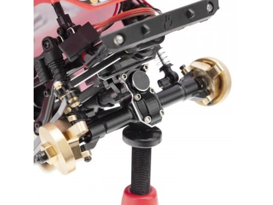 HobbyDetails Alu F / R akselhus m / låg SCX24