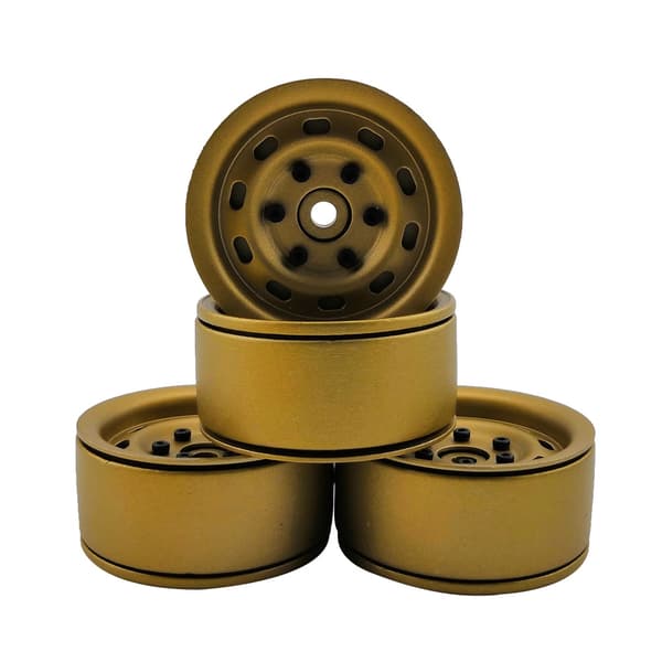 HobbyDetails 1.9 Alu Beadlock Wheels 4stk Bronze