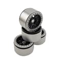 Miniatyrbillede 2 af 2: HobbyDetails 2.2 Alu Beadlock Wheels 4stk Sort
