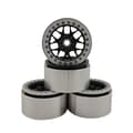 Miniatyrbillede 1 af 2: HobbyDetails 2.2 Alu Beadlock Wheels 4stk Sort