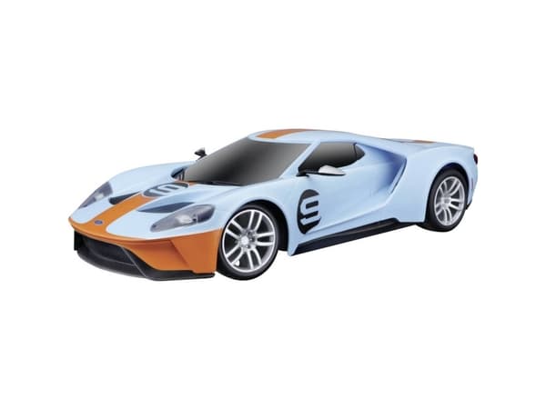 MaistoTech 582335 Ford GT ´19 Gulf 1:24 RC-malliauto, aloittelijan malli Kilpa-auto sis. akun ja latauskaapelin