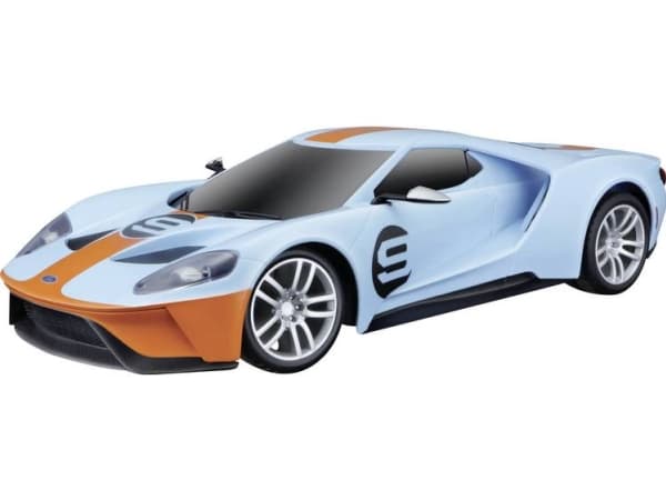 MaistoTech 582335 Ford GT '19 Gulf 1:24 RC-modelbil, begyndermodel Racerbil inkl. batteri og opladerkabel