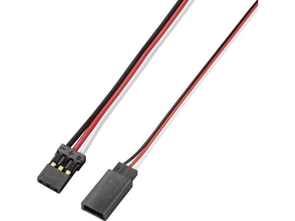 Reely Servo skjøtekabel [1x JR-kontakt - 1x Futaba-plugg] 25,00 cm 0,14 mm² flat (RE-6992151)