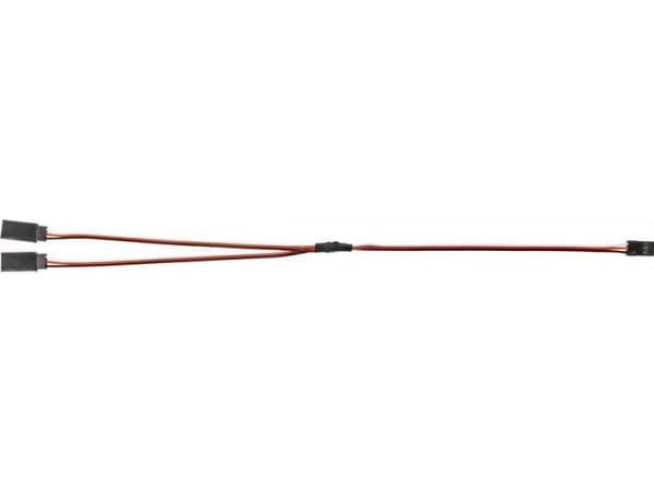 Reely Servo Y-kaapeli [2x Futuba-stik - 1x JR-stik] 30,00 cm 0,14 mm²