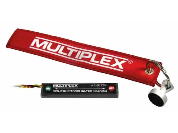 MULTIPLEX 1-01784, Safety switch, Röd, Vit