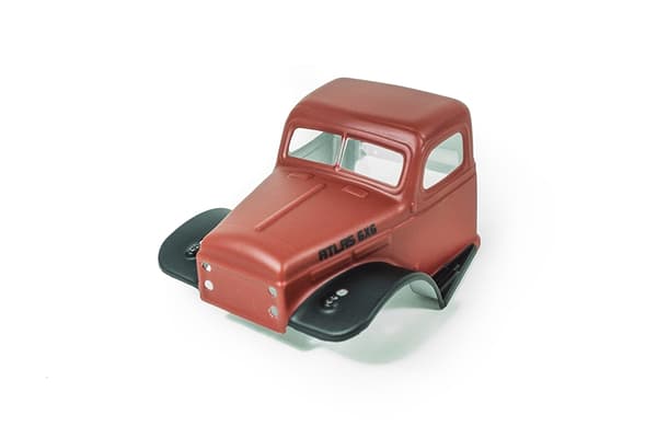 FMS-C2025 Lexan Body Matte Maroon Atlas 1/18