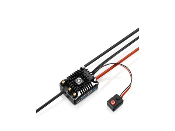 Hobbywing XERUN AXE 540L R2, ESC + motorsett, Sort, Rød