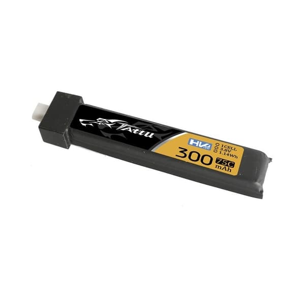 1s 300mAh - 75C - Gens Ace TattuHV BT2.0 5-pakke