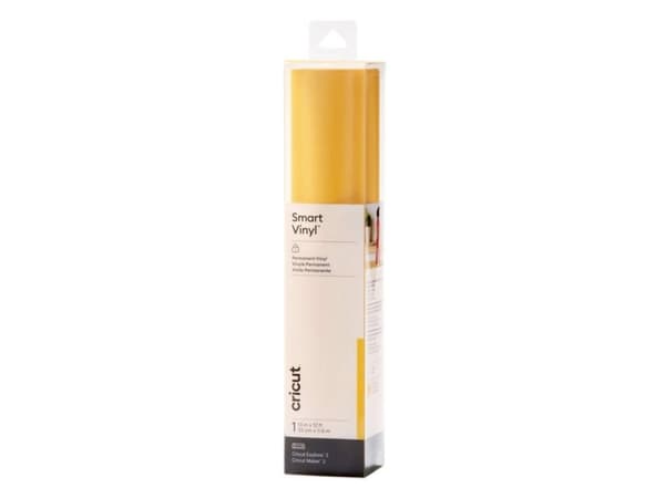 Cricut Smart Vinyl - Hantverksmaterial - 33 cm x 3.6 m - majs - permanent - vinyl