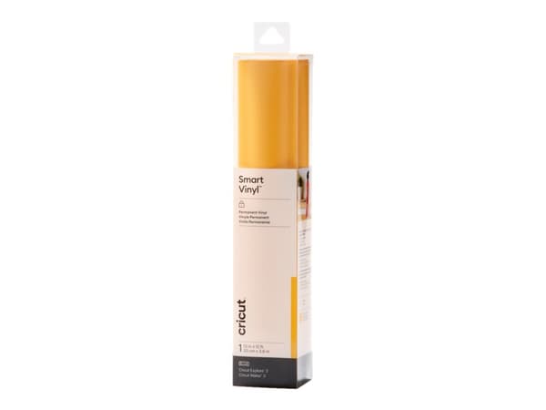 Cricut Smart Vinyl - Hantverksmaterial - 33 cm x 3.6 m - majs - permanent - vinyl