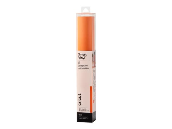 Cricut Smart Vinyl - Hantverksmaterial - 33 x 90 cm - orange - permanent - vinyl