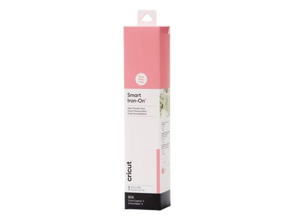 Cricut Smart Iron-On - harrastusmateriaali - 33 cm x 2,7 m - vaaleanpunainen - vinyyli