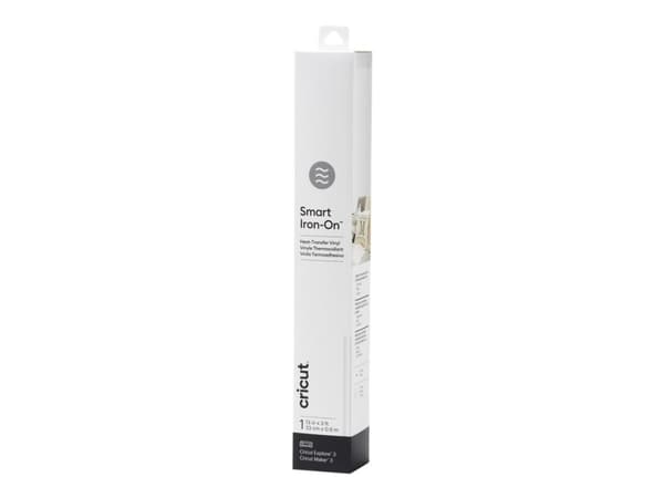 Cricut Smart Iron-On - Håndverksmateriale - 33 x 90 cm - hvit - vinyl