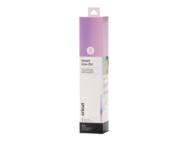 Cricut Smart Iron-On - Hantverksmaterial - 33 cm x 2.7 m - holographic blue - vinyl