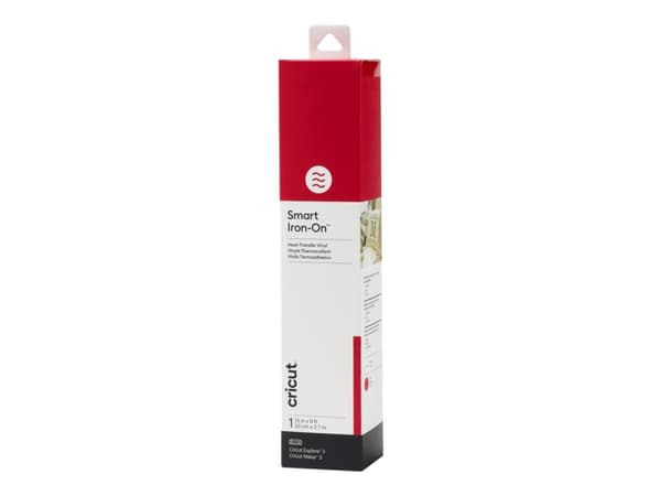 Cricut Smart Iron-On - Hobby materiaali - 33 cm x 2,7 m - punainen - vinyyli