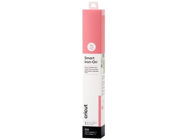 Cricut Smart Iron-On - Hantverksmaterial - 33 x 90 cm - rosa - vinyl
