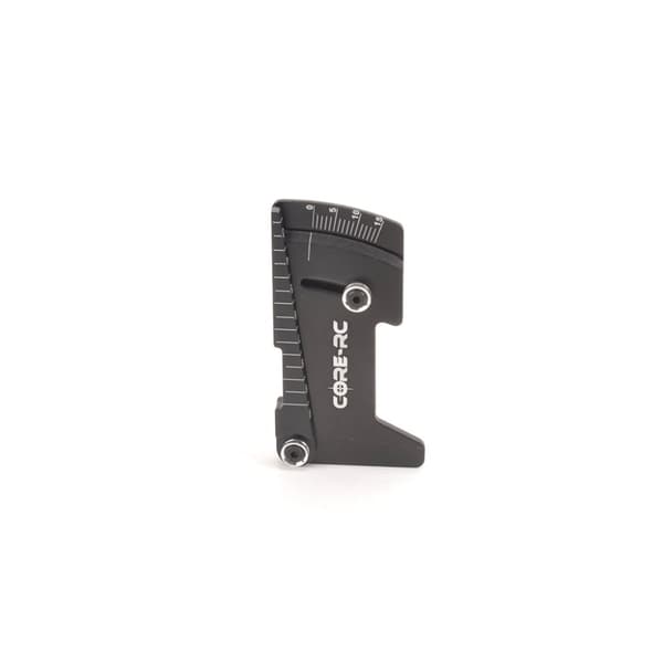 Core-RC Alloy Camber-Ride Height Gauge - Black