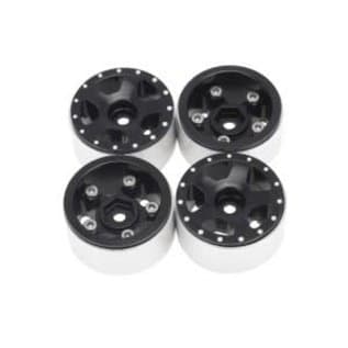 HobbyDetails Alu Beadlock Fälgar Svart SCX24