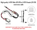 Miniatyrbild 2 av 2: Furitek 3-stift JST-PH - 2-stift JST-PH SCX24